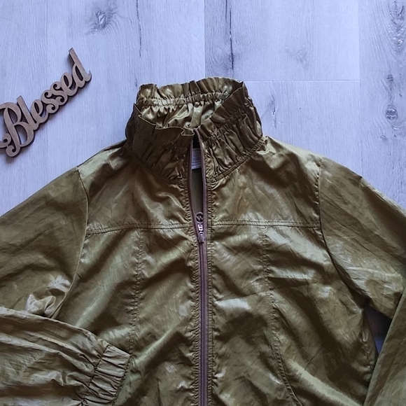 Adele Fado made in Italy Jacket lightweight green - Picture 2 of 11